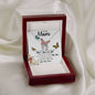 To My Mom Necklace, I'll Be By Your Side, To My Mom Gift Necklace Mother's Day Lucky In Love Necklace