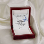 Mom Necklace - I'll Miss You Untill We Meet Again - Mother's Day Gift Mother's Day Lucky In Love Necklace