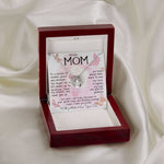To My Mom Necklace To A Woman Of Wisdom Mother's Day Gift For Mom From Son Mother's Day Lucky In Love Necklace