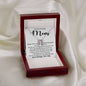 To My Loving Mom - Important Person In My Life Mother's Day Gift From Son Necklace Mother's Day Lucky In Love Necklace