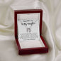 Mom Necklace - Happy Mother's Day To My Daughter - Love You Always Mother's Day Lucky In Love Necklace