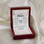 Mom Necklace - Perfect gift for Mom - Gorgeous Necklace with Message Card Mother's Day Lucky In Love Necklace