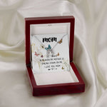 Mom Necklace Gift -Love You Always And Forever - Mother's Day Gift Mother's Day Lucky In Love Necklace