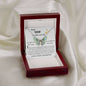 Mom Necklace Gift - Daughter Gift To Best Mom, You Gave Me The Wings To Fly Mom Necklace Mother's Day Lucky In Love Necklace