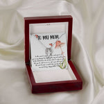 Mom Necklace, Gift Necklace For Mom Always Love You, Mother Necklace Mother's Day Lucky In Love Necklace