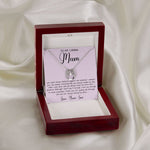 Gift For Mom From Son To My Caring Mum Necklace, Gift For Mother's Day Jewelry Mother's Day Lucky In Love Necklace