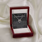 Grandmother Necklace, To My Beautiful Grandmother Necklace, Mother's Day Gift For Grandma Grandmother, Thank You Mother's Day Lucky In Love Necklace