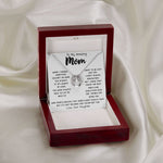 To My Amazing Mom Necklace From Son Little Boy You Taught Me Right Mom Birthday Gift For Her Mother's Day Necklace Mother's Day Lucky In Love Necklace