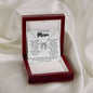 To My Amazing Mom Necklace From Son Little Boy You Taught Me Right Mom Birthday Gift For Her Mother's Day Necklace Mother's Day Lucky In Love Necklace