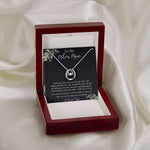 Bonus Mom Necklace, Gift To My Other Mother Necklace, Gift For Bonus Mom Second Mom Mother's Day Lucky In Love Necklace