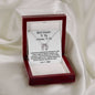 Best Wishes To The Mommy To Be - Love & Hugs Mother's Day Lucky In Love Necklace