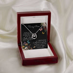 To My Mom Time May Fly Mother's Day Necklace Mother's Day Lucky In Love Necklace