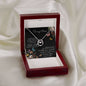 To My Mom Time May Fly Mother's Day Necklace Mother's Day Lucky In Love Necklace