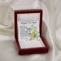 Mother-In-Law Necklace, Thank You To Mother-In-Law Necklace Gift Mother's Day Lucky In Love Necklace