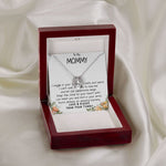Mommy Necklace, To My Mommy Necklace, Gift For Mom To Be Necklace, Gift For First Time Mom, Expecting Mother Necklace, New Mom Necklace Gift Mother's Day Lucky In Love Necklace
