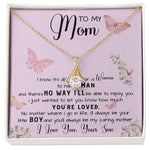 To My Mom Necklace Gift From Son Mother's Day Necklace  Alluring Beautiful Necklace