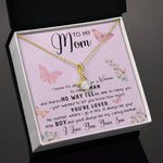 To My Mom Necklace Gift From Son Mother's Day Necklace  Alluring Beautiful Necklace