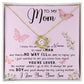 To My Mom Necklace Gift From Son Mother's Day Love Knot Necklace
