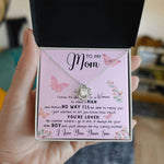 To My Mom Necklace Gift From Son Mother's Day Love Knot Necklace