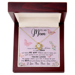 To My Mom Necklace Gift From Son Mother's Day Love Knot Necklace