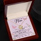 To My Mom Necklace Gift From Son Mother's Day Love Knot Necklace