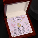 To My Mom Necklace Gift From Son Mother's Day Love Knot Necklace