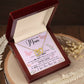 To My Mom Necklace Gift From Son Mother's Day Necklace Interlocking Hearts Necklace