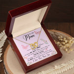 To My Mom Necklace Gift From Son Mother's Day Necklace Interlocking Hearts Necklace