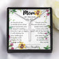 To My Mom Neckalce - Thank You For Sacrifices You Make Every Day Mother's Day Gift Mother's Day Artisan Crafted Cross Necklace
