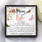 Mom Necklace Gift - To My Mom - Twists & Turns Gift Set Mom Necklace Mother's Day Artisan Crafted Cross Necklace