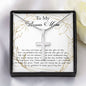 Stepmom Necklace, Bonus Mom Necklace, Step Mother Gift From Bride, Mother's Day Gift For Step Mom Necklace Mother's Day Artisan Crafted Cross Necklace