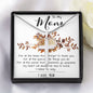 Mom Necklace, Mom Gift From Daughter, Mother Day Necklace Meaningful For Mom Christmas Gift For Mom Necklace Mother's Day Artisan Crafted Cross Necklace
