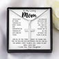 To My Loving Mom Necklace Gift I Need To Say Mom I Love You Gift For Her Mother's Day Necklace Mother's Day Artisan Crafted Cross Necklace