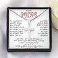 To My Mom Necklace To A Woman Of Wisdom Gift For Mom From Son Mother's Day Artisan Crafted Cross Necklace