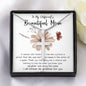 Mom Necklace Gift, To My Girlfriend's Mom Necklace, Gift For Girlfriend's Mom, Mother Of The Bride Mother's Day Artisan Crafted Cross Necklace