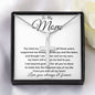 Mom Necklace - To My Mom - Love You Always And Forever Mother's Day Artisan Crafted Cross Necklace