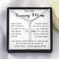 To My Loving Mom - Your Warmth Gve Me Comfort Mother's Day Gift Necklace Form Daughter Mother's Day Artisan Crafted Cross Necklace