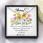 Mother Necklace - You Will Always Be In My Heart - Mother's Day Necklace Mother's Day Artisan Crafted Cross Necklace