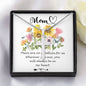 Mother Necklace - You Will Always Be In My Heart - Mother's Day Necklace Mother's Day Artisan Crafted Cross Necklace