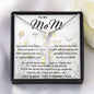 To My Mom Necklace Greatest Mom Mother's Day Gift Necklace Mother's Day Artisan Crafted Cross Necklace