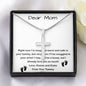 Mom Necklace, Mom To Be Necklace, Pregnancy Gift For Mom To Be, Mommy Present From Unborn Baby, Gift For Expecting Moms Mother's Day Artisan Crafted Cross Necklace