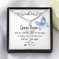 Mom Necklace - I'll Miss You Untill We Meet Again - Mother's Day Gift Mother's Day Artisan Crafted Cross Necklace