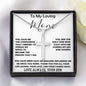 To My Loving Mom - Love Always Your Son Necklace Mother's Day Artisan Crafted Cross Necklace