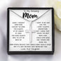 To My Amazing Mom Necklace From Son Little Boy You Taught Me Right Mom Birthday Gift For Her Mother's Day Necklace Mother's Day Artisan Crafted Cross Necklace