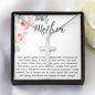 To Mom - Gentle Guidance Mother's Day Artisan Crafted Cross Necklace