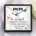 Mom Necklace Gift -Love You Always And Forever - Mother's Day Gift Mother's Day Artisan Crafted Cross Necklace
