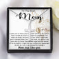 Mom Necklace, Best Mother's Day Gift - To My Mom Best Necklace Mother's Day Artisan Crafted Cross Necklace
