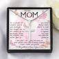 To My Mom Necklace To A Woman Of Wisdom Mother's Day Gift For Mom From Son Mother's Day Artisan Crafted Cross Necklace