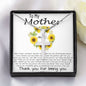 Mom Necklace, To My Mother Necklace Gift For Mom, Mother's Day Necklace From Daughter Son Mother's Day Artisan Crafted Cross Necklace
