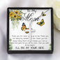 Mom Necklace, To My Mom Gift Necklace, Mother's Day Cute Gift For Mom, Mother Daughter Necklace Mother's Day Artisan Crafted Cross Necklace
